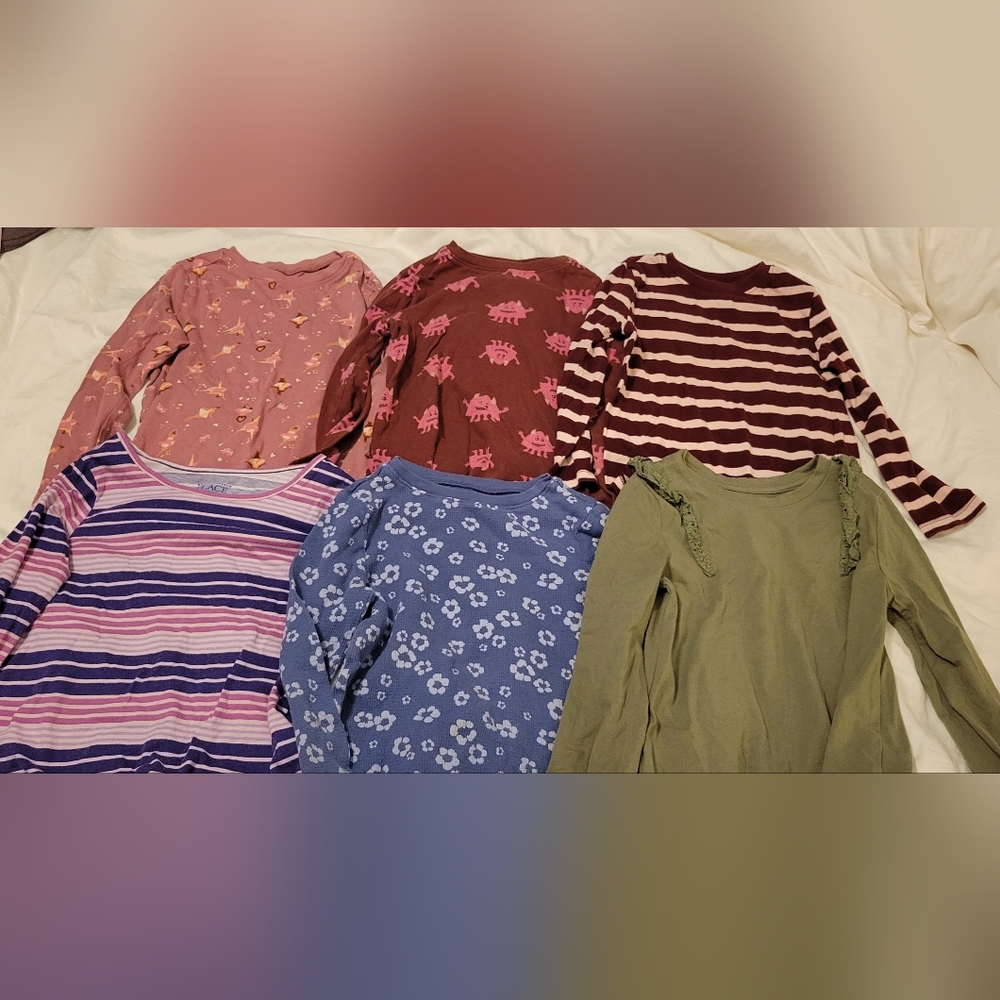 5t bundle girls long sleeve shirts